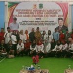 Foto bersama Pengurus Koni Sumsel dan KONI kabupaten Pali