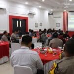 Kapolres Muara Enim Pimpin Pres Release Akhir Tahun 2023 Diruang Rupatama